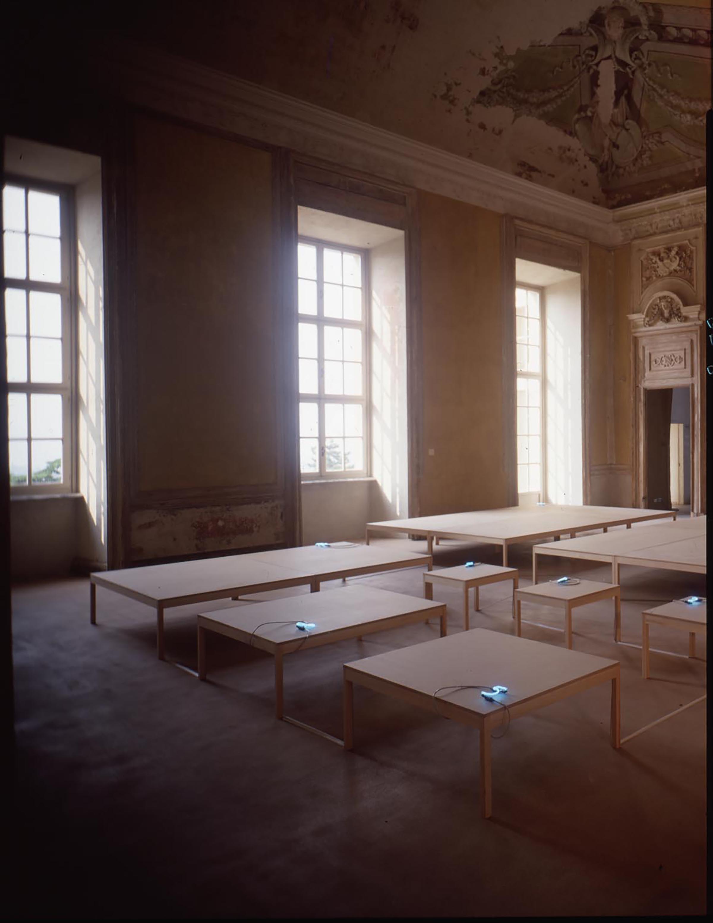 Mario Merz, It is possible to have a space with tables for 88 peoples as it is possible to have a space with tables for no one, 1973-90